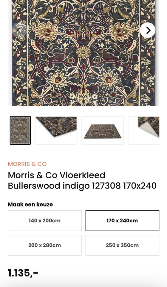 Image 1 of Brink & Campman Morris & Co Bullerswood tapijt