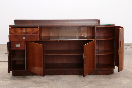 Image 1 of Art Deco dressoir van Walnoten hout