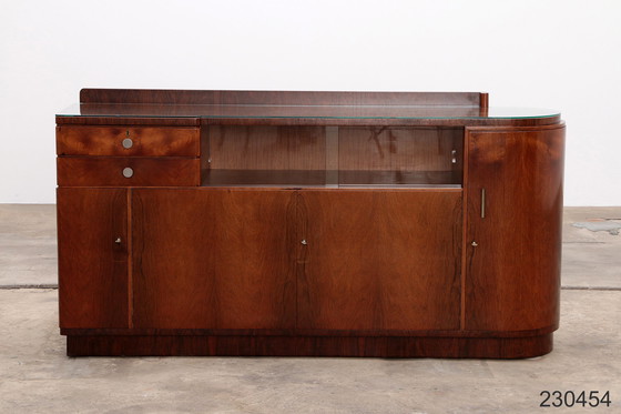 Image 1 of Art Deco dressoir van Walnoten hout