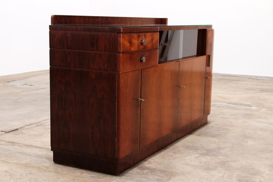 Image 1 of Art Deco dressoir van Walnoten hout