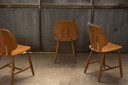 4x Oak Ejvind A. Johansson dining room chairs