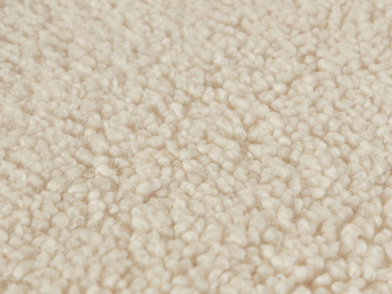 Image 1 of 4x vintage eetkamerstoelen in teddy stof