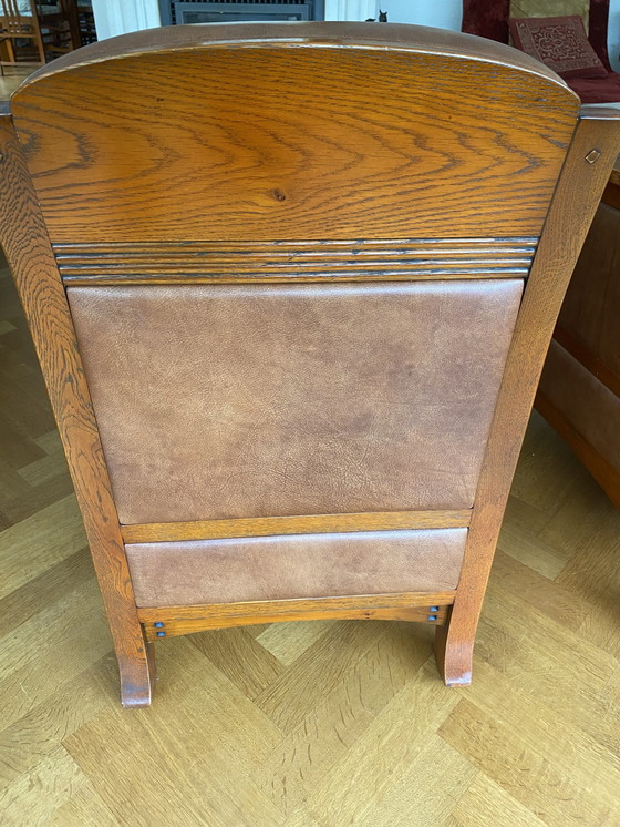 Image 1 of 2x Schuitema Jugendstil rook fauteuils