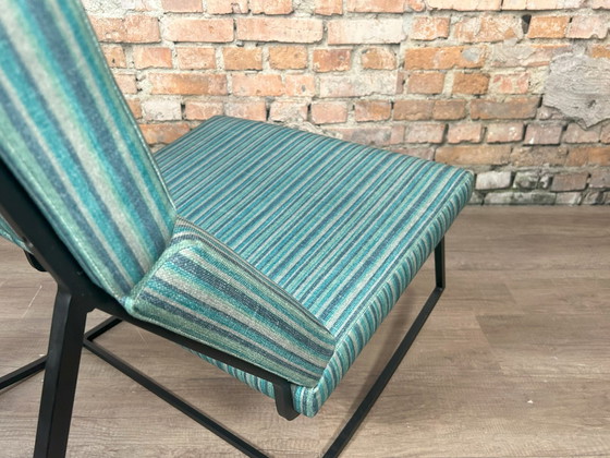 Image 1 of Gus Modern GT Rocker blauw gestreept - fauteuil