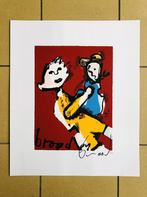 Image 1 of Herman Brood - Moeder en Kind - Zeefdruk