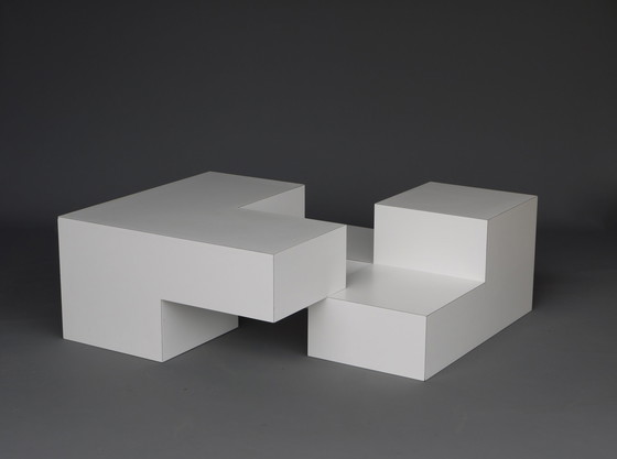 Image 1 of Minimalistische sculpturale salontafel