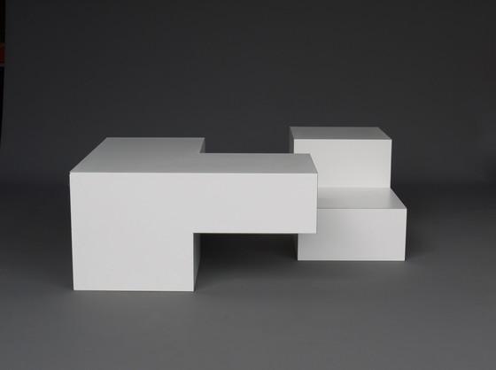 Image 1 of Minimalistische sculpturale salontafel