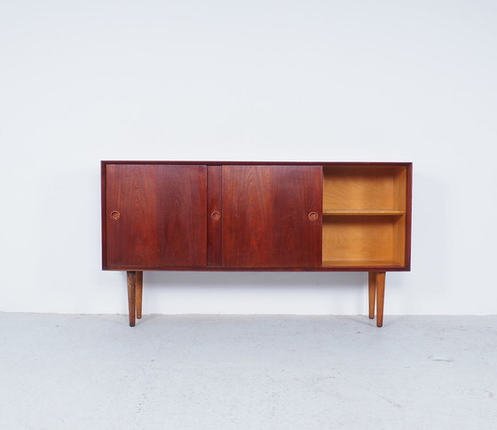 Image 1 of Omann Jun design dressoir met schuifdeuren, 1960s