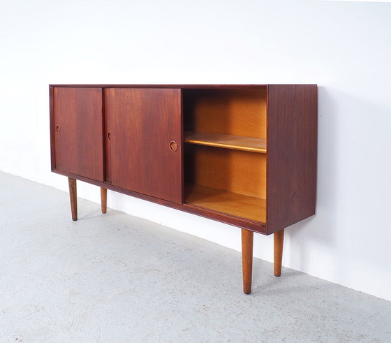 Image 1 of Omann Jun design dressoir met schuifdeuren, 1960s