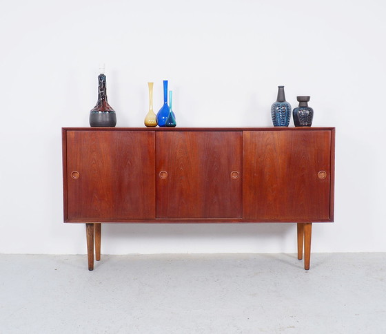 Image 1 of Omann Jun design dressoir met schuifdeuren, 1960s