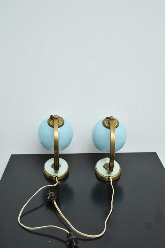 Image 1 of 2x vintage bedlampjes