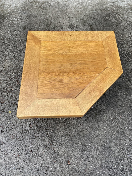 Image 1 of Vintage brutalist salontafel eiken