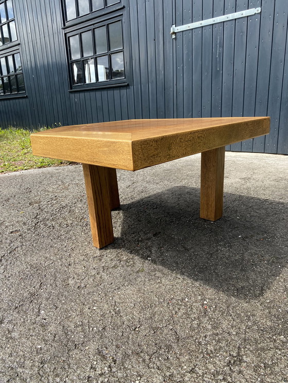 Image 1 of Vintage brutalist salontafel eiken