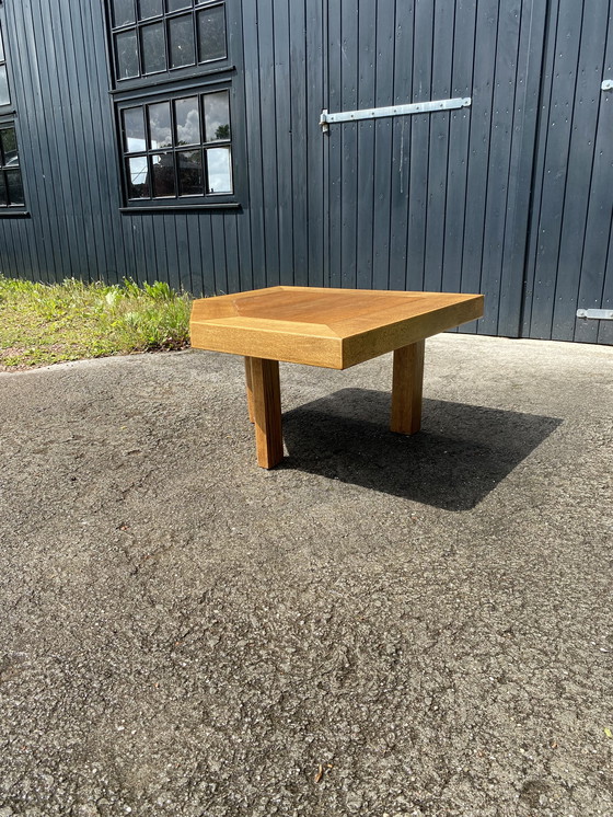 Image 1 of Vintage brutalist salontafel eiken