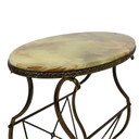 Klassieke Onyx Bijzettafel Ovaal