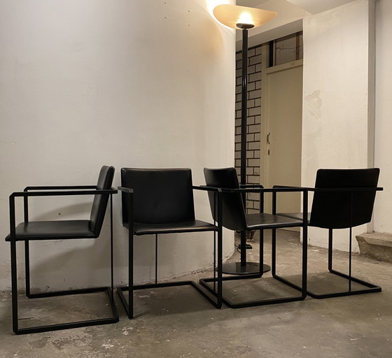 Image 1 of 4x Vintage chairs by Hennie de Jong