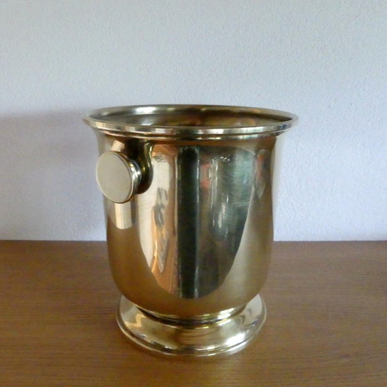 Image 1 of Art Deco champagnekoeler, verguld