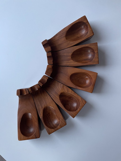 Italma Hout Kunst schaal ontworpen door Jean Gillon