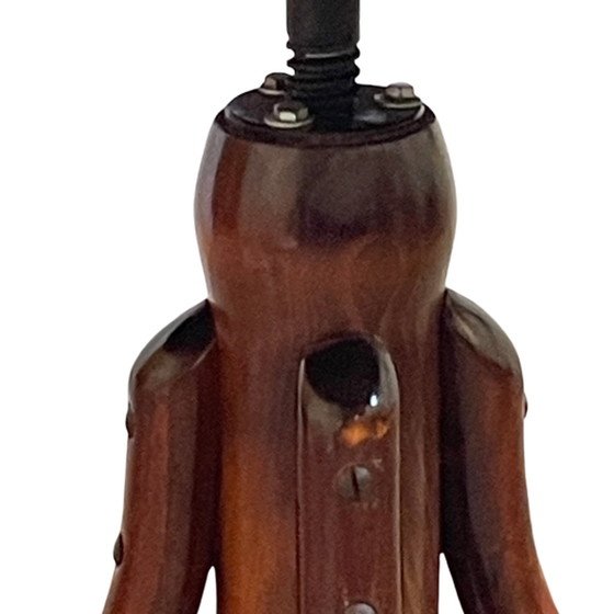 Image 1 of Vintage gebogen houten kapiteinsstoel