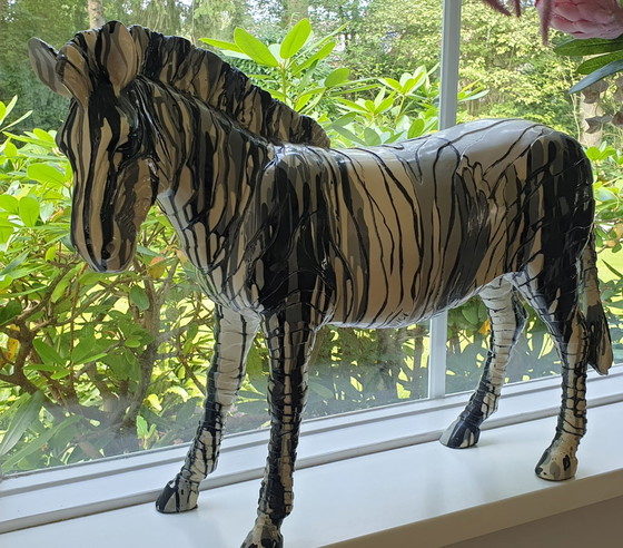 Image 1 of Patrick Hugonnot Sculpture "Zebra"