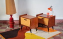 Vintage rockabilly nachtkastjes