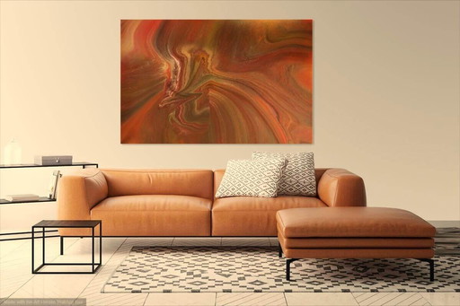 Scheidingslijn wanddecoratie