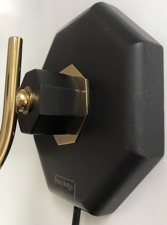 Image 1 of Vintage Bony Design Mushroom wandlamp