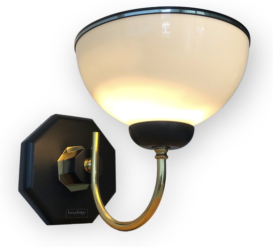 Image 1 of Vintage Bony Design Mushroom wandlamp