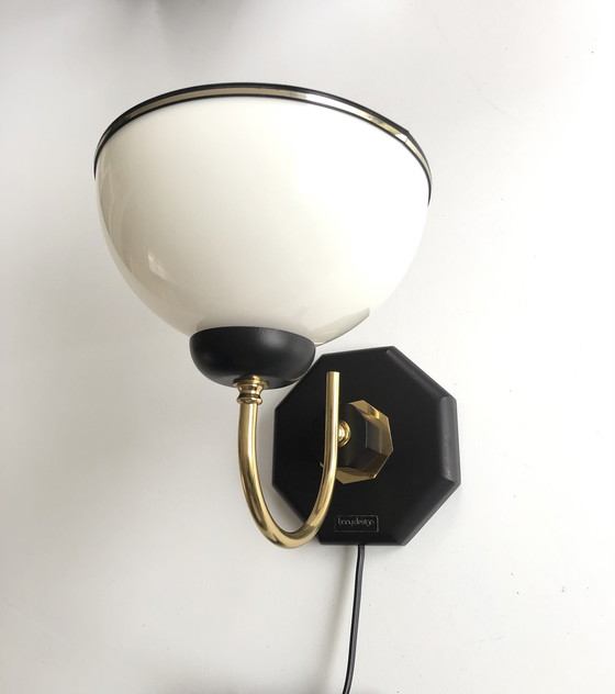 Image 1 of Vintage Bony Design Mushroom wandlamp