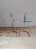 2 x vintage RY bijzettafel