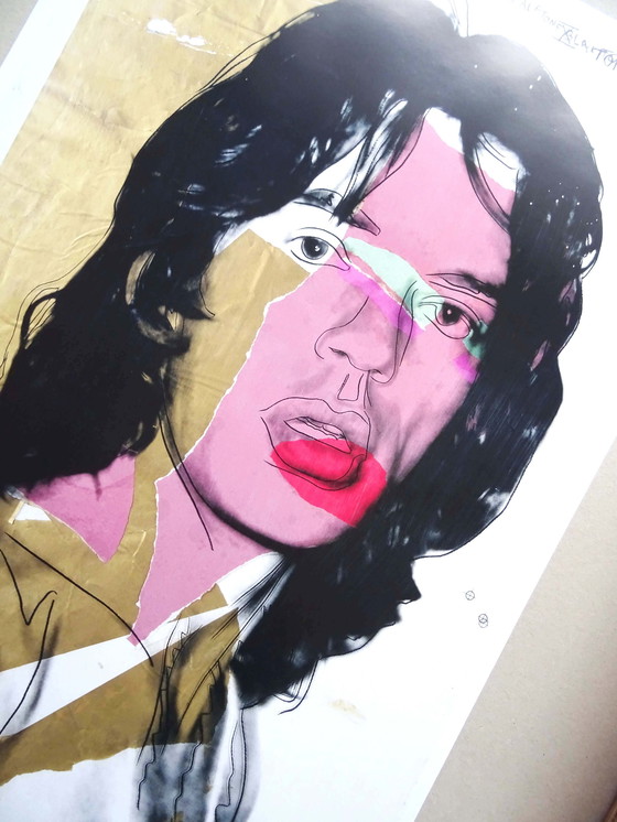 Image 1 of Andy Warhol - Mick Jagger - Offsetlithografie - MuMok 2010