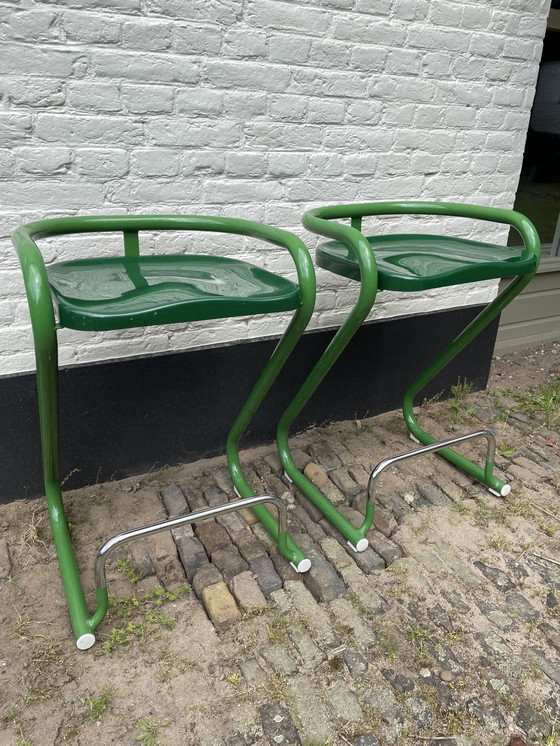 Image 1 of 2x Vintage lammhulst barkruk