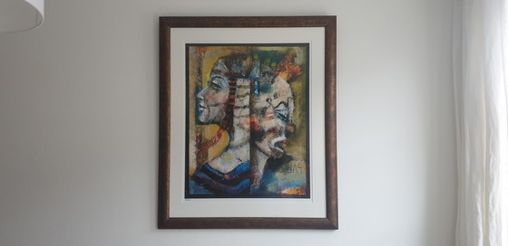 Image 1 of Astrid Engels Ying en Yang Giclee druk 4/150