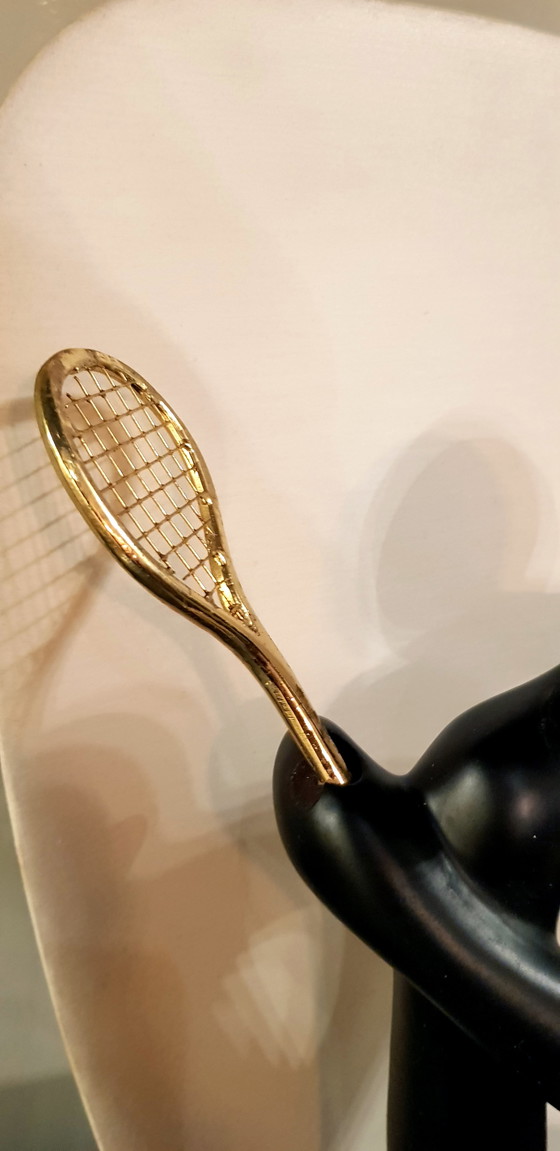 Image 1 of Vintage Italiaanse lamp - tenniser - Ca, 1970