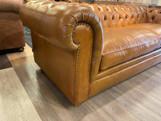 Image 1 of Chesterfield 3,5 Zits bank cognac