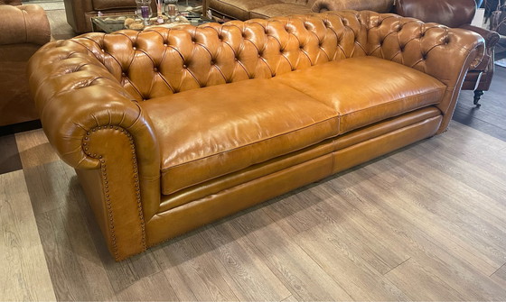 Image 1 of Chesterfield 3,5 Zits bank cognac