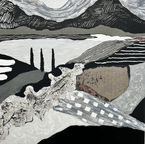 Image 1 of Ronald Boonacker - Night Sky II zeefdruk