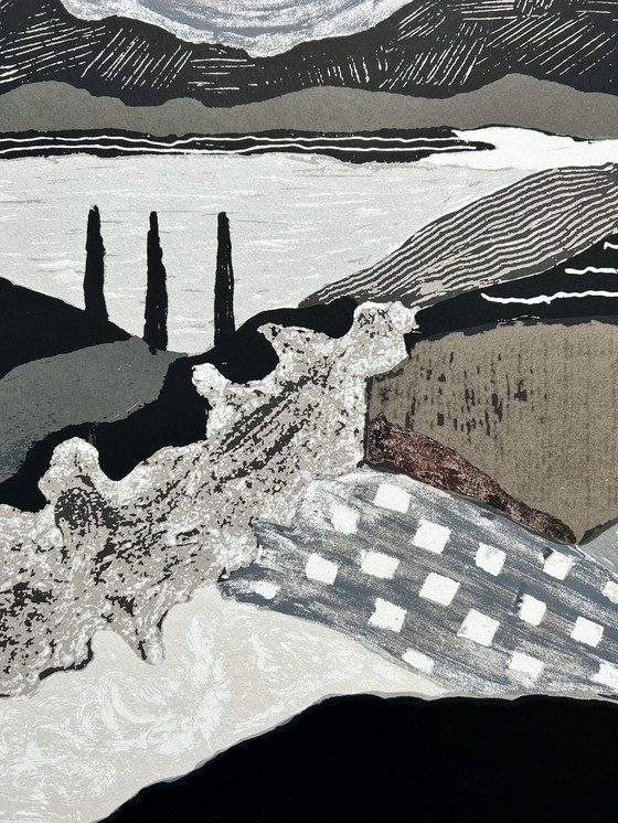 Image 1 of Ronald Boonacker - Night Sky II zeefdruk