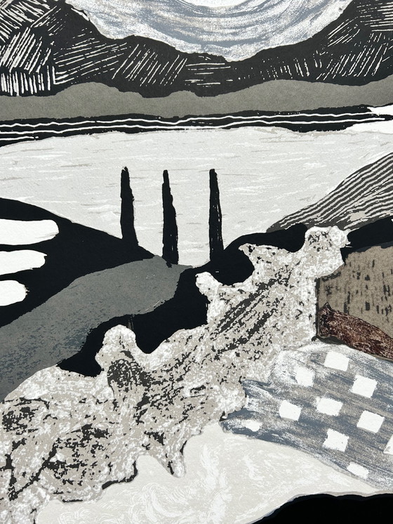 Image 1 of Ronald Boonacker - Night Sky II zeefdruk