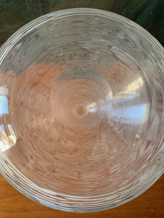 Image 1 of Vintage Franse handgeblazen glazen vaas