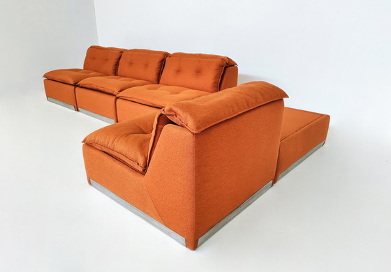 Image 1 of Modern Italiaanse modulaire bank Mid-Century