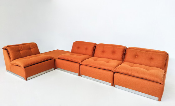 Image 1 of Modern Italiaanse modulaire bank Mid-Century