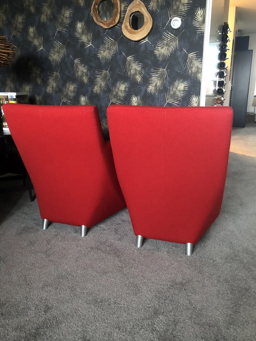 2x Leolux fauteuils