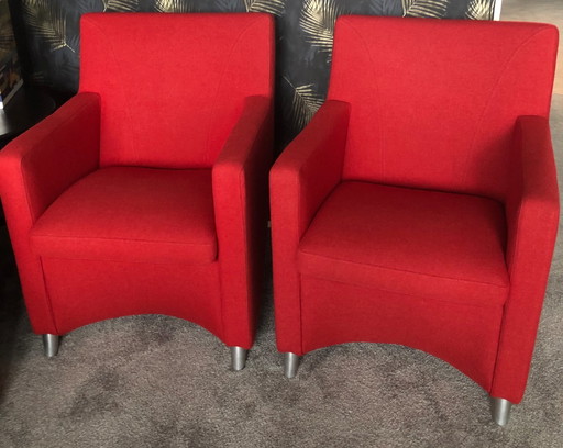 2x Leolux fauteuils