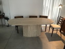 Vintage XL travertin tafel