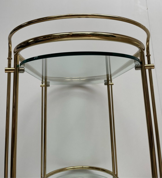 Image 1 of Gae Aulenti messing bar cart