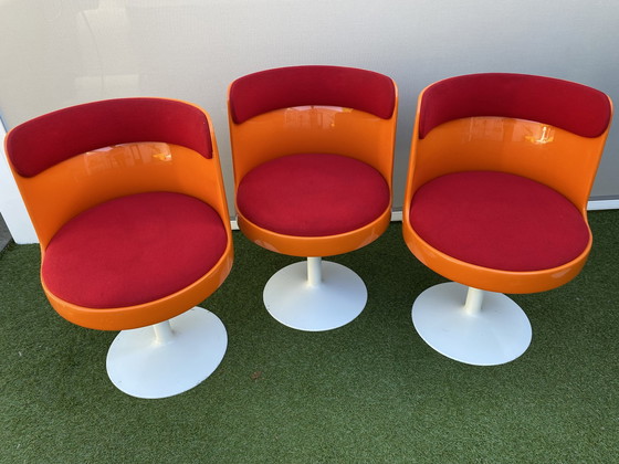 Image 1 of Space age stoelen set met tafel