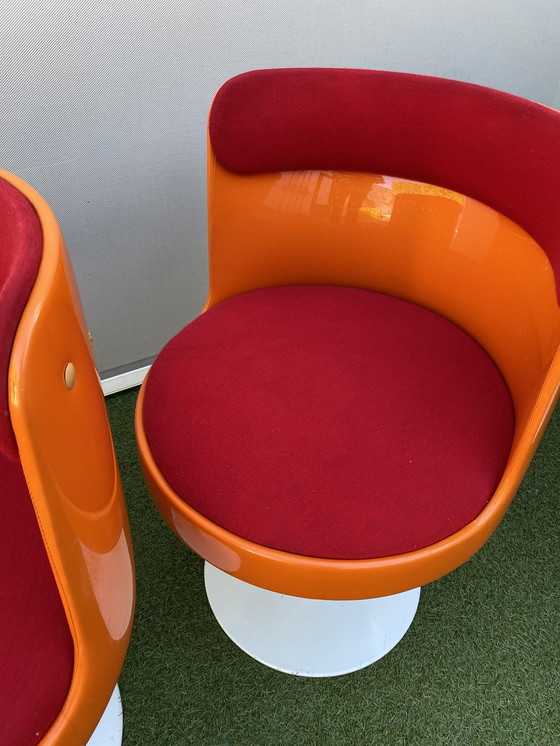 Image 1 of Space age stoelen set met tafel