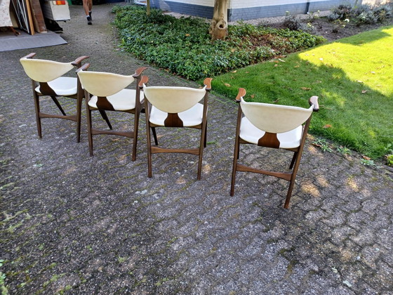 Image 1 of 4x Vintage eetkamerstoel jaren 60