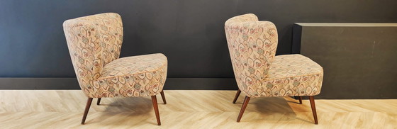 Image 1 of Twee Mid Century cocktailstoelen | Vintage - set 2 stoelen
